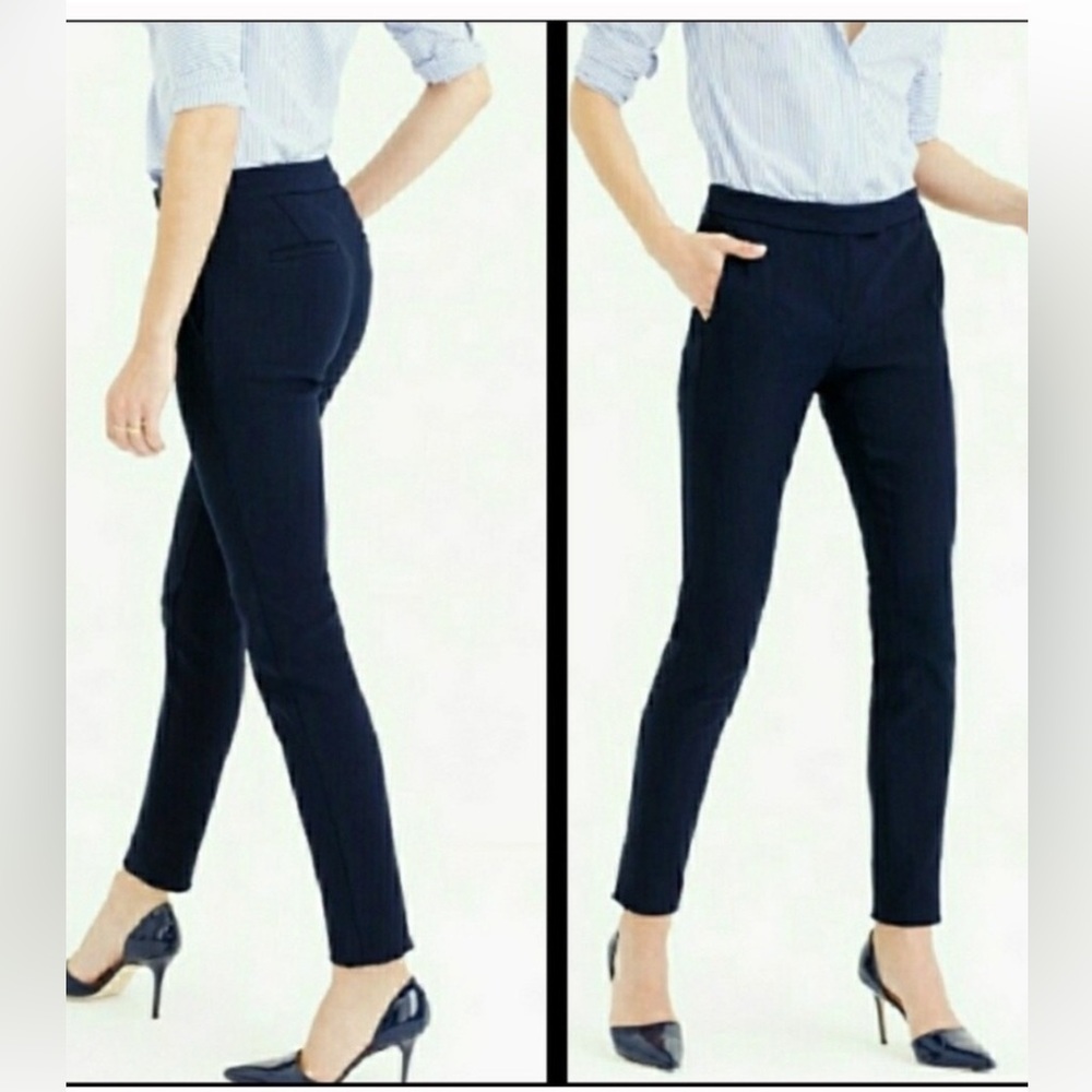 J. Crew Ryder Dress Pants Black Women’s Size 2 Academia Preppy Career Pants